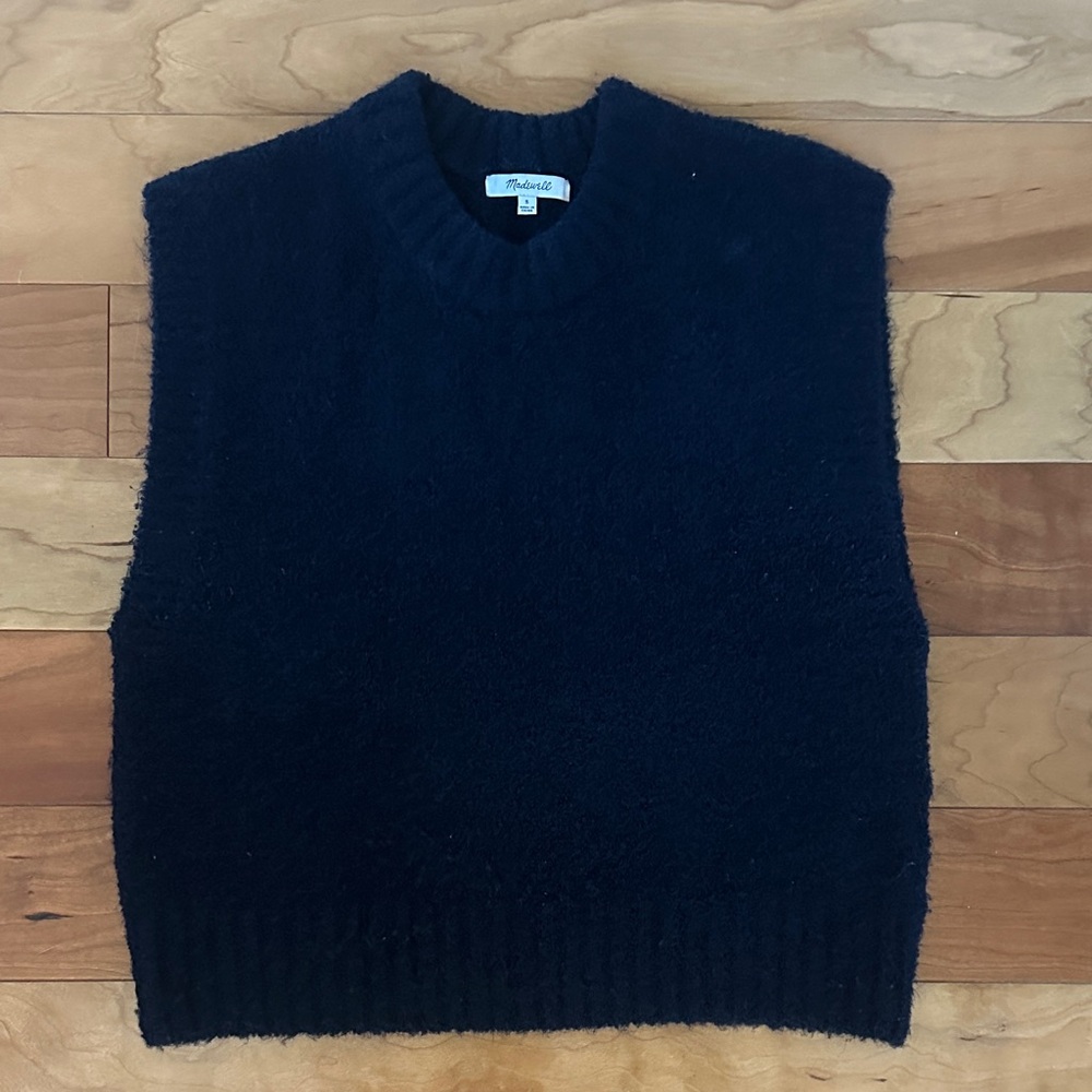 Madewell Navy Blue Sweater Vest